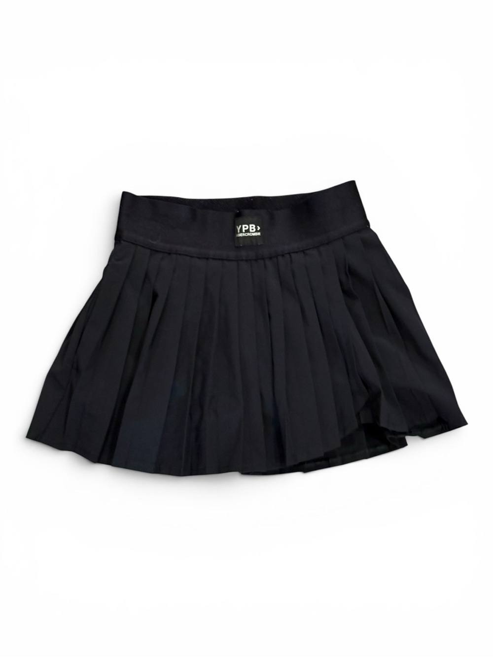 Abercrombie & Fitch Black Pleated Mini Skirt